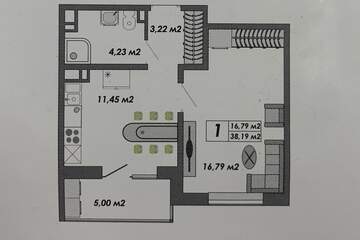 1-к квартира, 34,9 м², 10/17 эт.